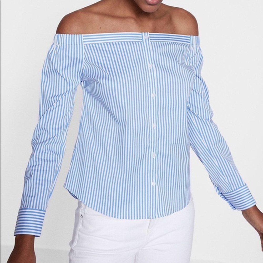 Express off the shoulder blouse